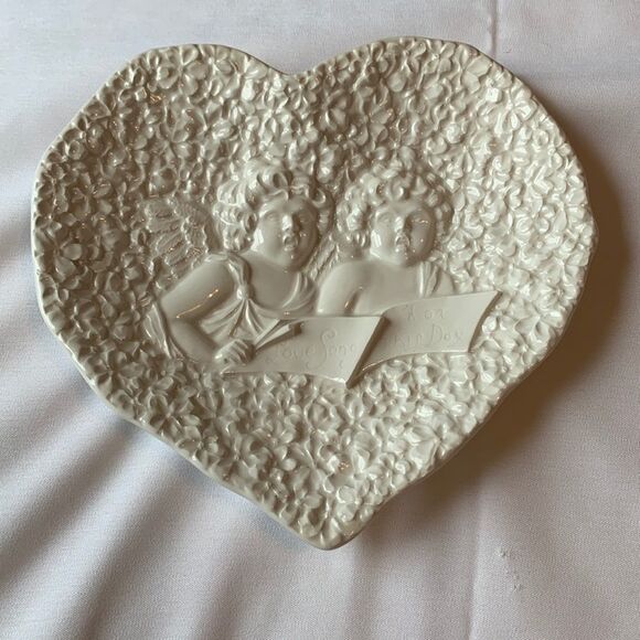 Ceramic Angel Display Plate - Picture 1 of 11